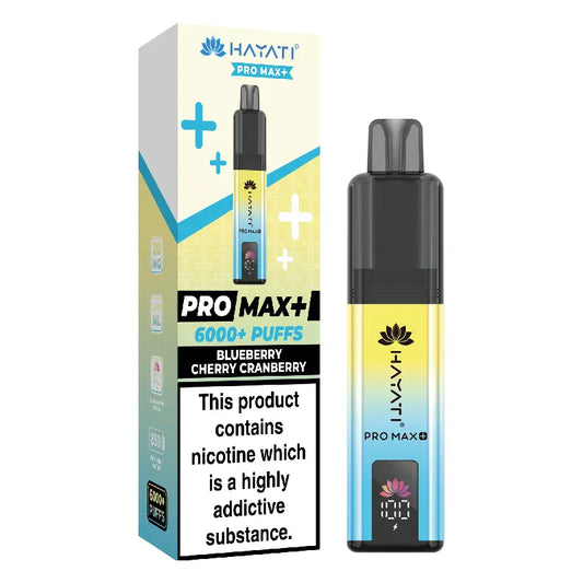 Hayati PRO MAX+ 6000+ Kits  Blueberry Cherry Cranberry