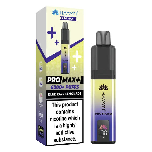 Hayati PRO MAX+ 6000+ Kits  Blue Razz Lemonade