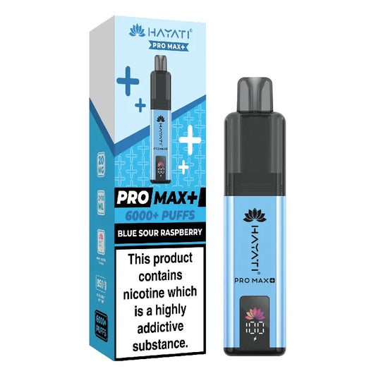 Hayati PRO MAX+ 6000+ Kits  Blue Sour Raspberry