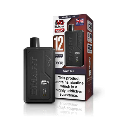 VG Smart Max 10K Prefilled Vape Kit Compliant Post June 1st  Cola Ice