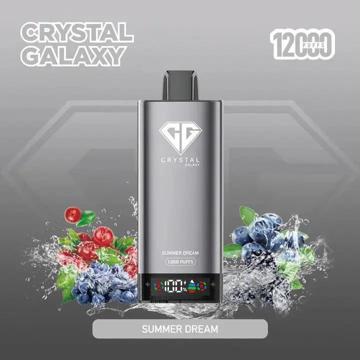 Crystal Glaxay 12000 Disposable Vape Kit- Box of 10 Crystal GalaxyNot Found Vape wholesale supplies