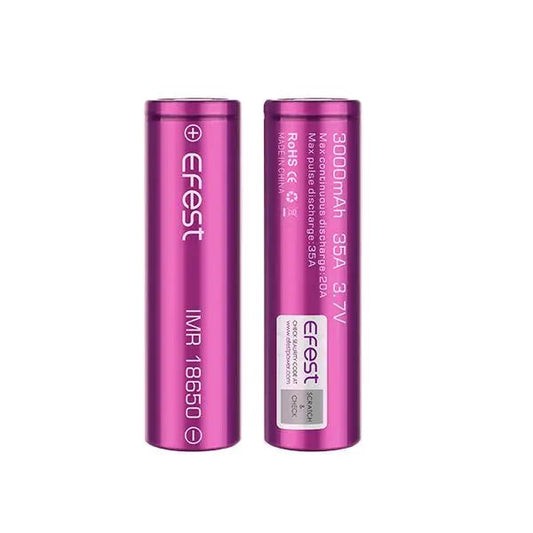 Efest IMR 18650 3000mAh 35A Batteries- Pack of 2 - Vape Mart Uk