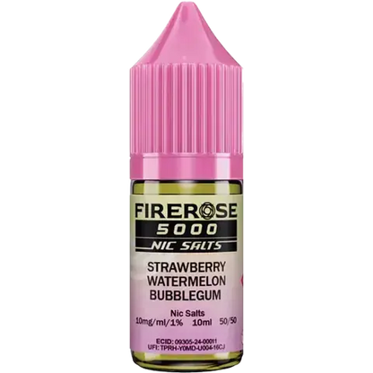 Firerose 5000 10ml Nic Salts E-liquids Box of 10 FireroseNot Found Vape wholesale supplies