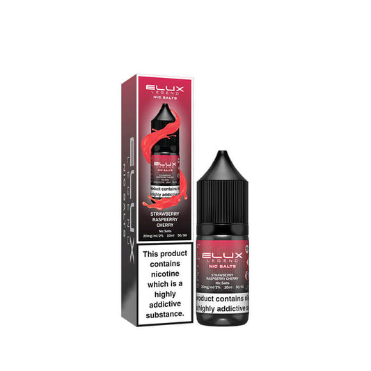 Elux Legend Nic Salts 10mg - Strawberry Raspberry Cherry
