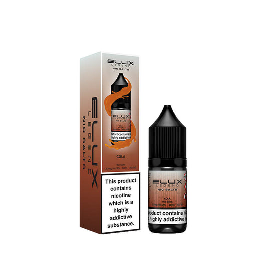 Elux Legend Nic Salts 10mg - Cola