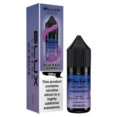Elux Legend Nic Salts 20mg - Blue Razz Gummy