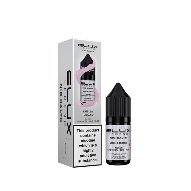 Elux Legend Nic Salts 10mg - Vanilla Tobacco