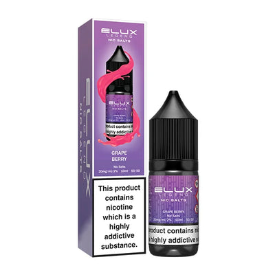 Elux Legend Nic Salts 20mg - Grape Berry