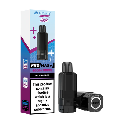 Hayati Pro Max+ 6000+ Pods  Blue Razz GB
