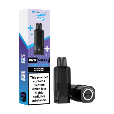 Hayati Pro Max+ 6000+ Pods  Blueberry Raspberry