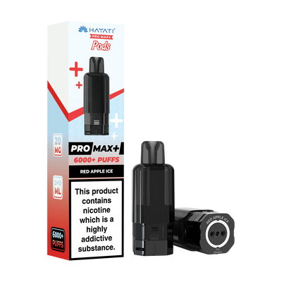 Hayati Pro Max+ 6000+ Pods  Red Apple Ice