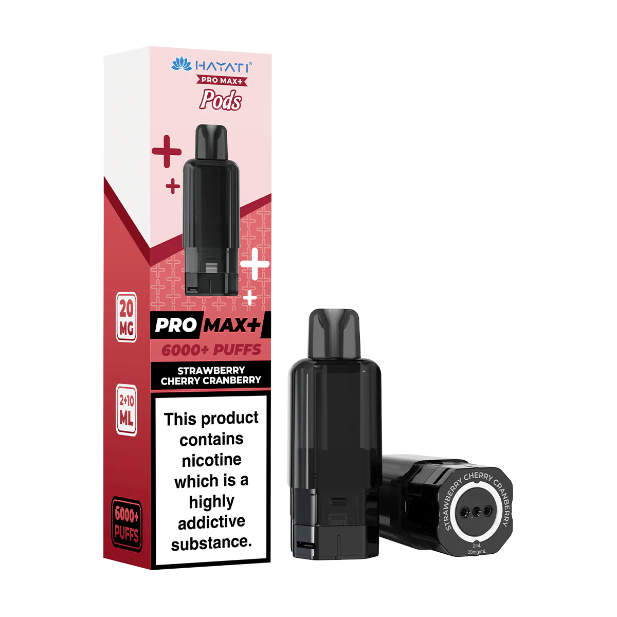 Hayati Pro Max+ 6000+ Pods  Strawberry Cherry Cranberry