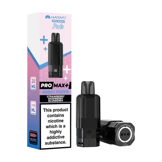 Hayati Pro Max+ 6000+ Pods  Strawberry Raspberry Blueberry