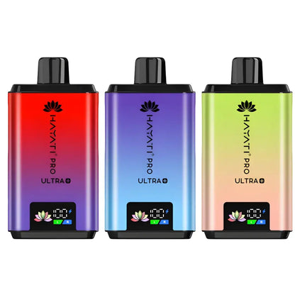 Hayati Pro Ultra Plus 25000 Puffs Vape Kit Box of 5,
Hayati Pro Ultra Plus 25000 Puff 25K Bar Twist Pod Kit TPD Compliant - Box of 5
