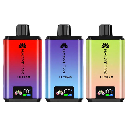 Hayati Pro Ultra Plus 25000 Puffs Vape Kit Box of 5,
Hayati Pro Ultra Plus 25000 Puff 25K Bar Twist Pod Kit TPD Compliant - Box of 5
