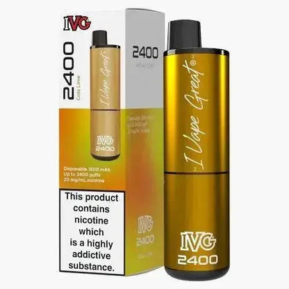 IVG 2400 Disposable Pod Device 20MG - Box of 5 - Vape wholesale supplies