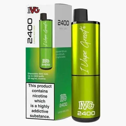 IVG 2400 Disposable Pod Device 20MG - Box of 5 - Vape wholesale supplies 