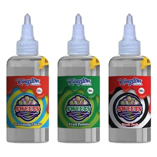 Kingston E-liquids Sweets 500ml Shortfill My Store