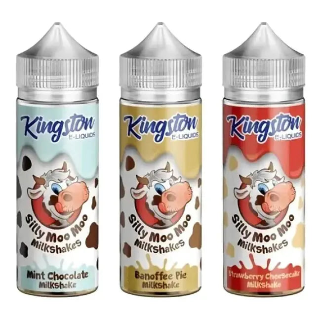 Kingston Silly Moo Moo Milkshakes 100ML Shortfill My Store