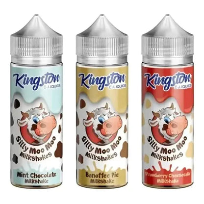 Kingston Silly Moo Moo Milkshakes 100ML Shortfill My Store