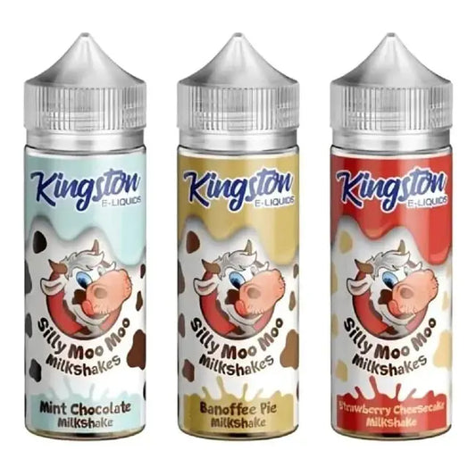 Kingston Silly Moo Moo Milkshakes 100ML Shortfill My Store