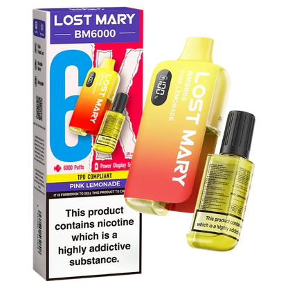 Lost Mary BM6000 Disposable Rechargeable Vape Kit 6000 Puffs - Vape wholesale supplies 