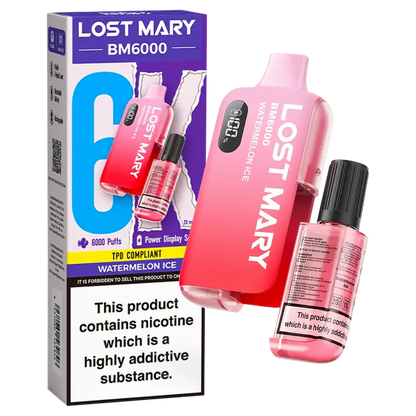 Lost Mary BM6000 Disposable Rechargeable Vape Kit 6000 Puffs - Vape wholesale supplies 