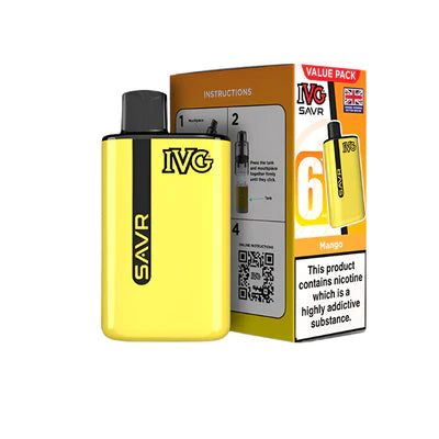 IVG SAVR Legal Big Puff Device  Mango