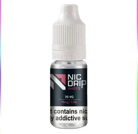 NIC DRIP - 70VG - 15MG - NICOTINE SHOT My Store