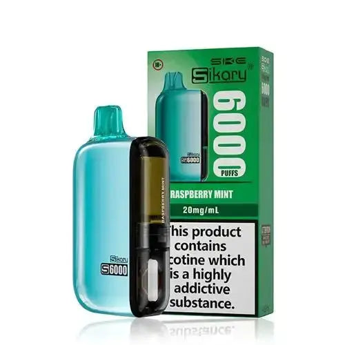 SKE Sikary S6000 Disposable Vape Kit-Box of 5 SKE Crystal BarNot Found Vape wholesale supplies