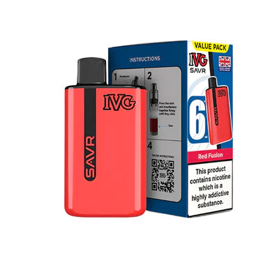 IVG SAVR Legal Big Puff Device  Red Fusion