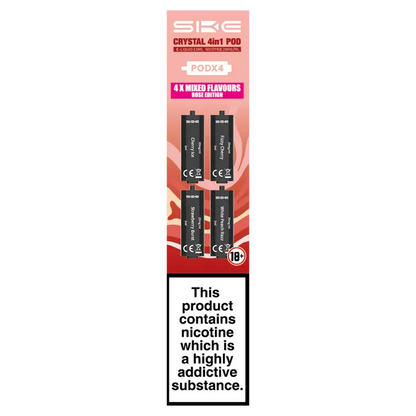 SKE CRYSTAL 4IN1 Prefilled Replacement Vape Pods Vape wholesale supplies