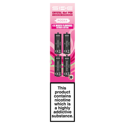 SKE CRYSTAL 4IN1 Prefilled Replacement Vape Pods Vape wholesale supplies