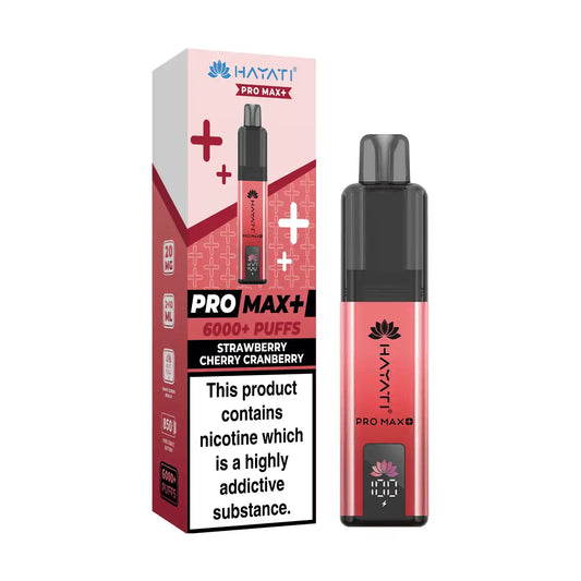Hayati PRO MAX+ 6000+ Kits  Strawberry Cherry Cranberry